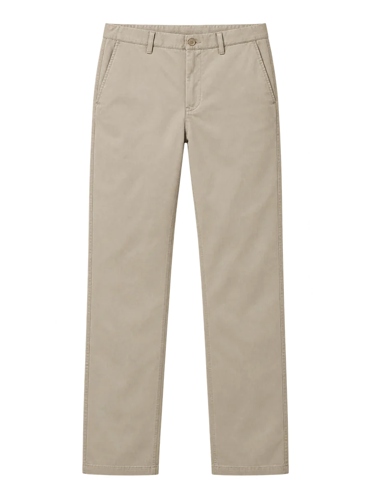 Stone straight-fit pants
